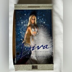 2001 Barbie Diva Gone Platinum Collector Edition Fashion Doll 52739 - NEW IN BOX